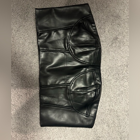 Anthropology Mare Mare Faux Leather Bustier - Picture 4 of 5